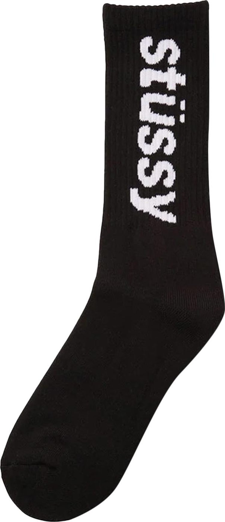 Stussy Helvetica Sock 'Black'