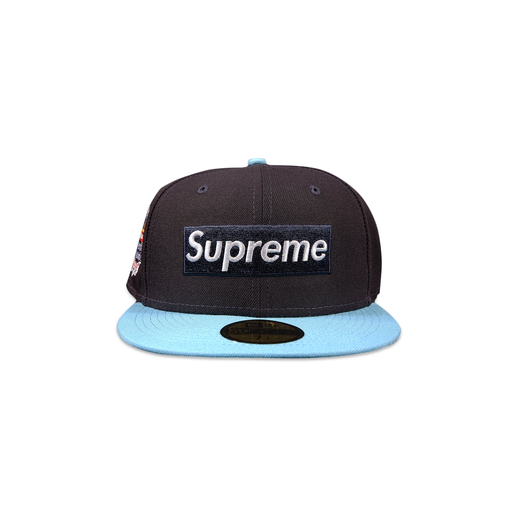 Supreme 2-Tone Box Logo New Era 'Blue'
