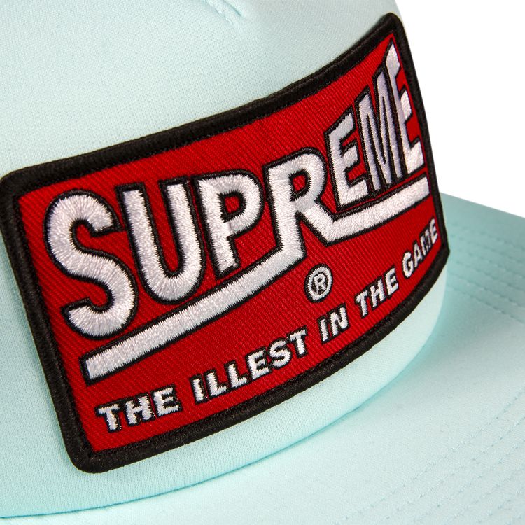 Supreme Illest Mesh Back 5 Panel Light Blue