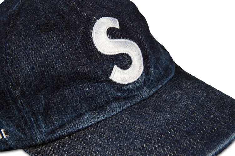 Supreme x Kevlar Denim S Logo 6 Panel Indigo