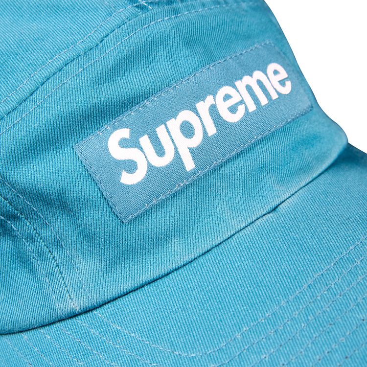 Supreme Washed Chino Twill Camp Cap Teal
