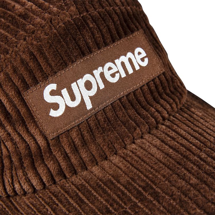 Supreme Corduroy Camp Cap Brown