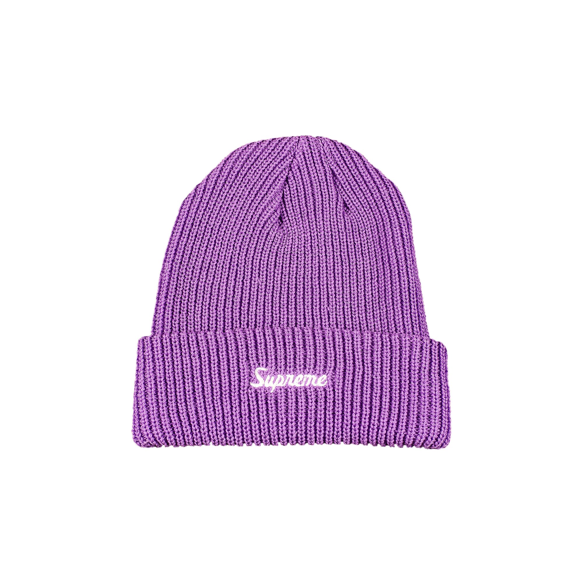 ニット帽/ビーニーSupreme Loose Gauge Beanie Bright Purple