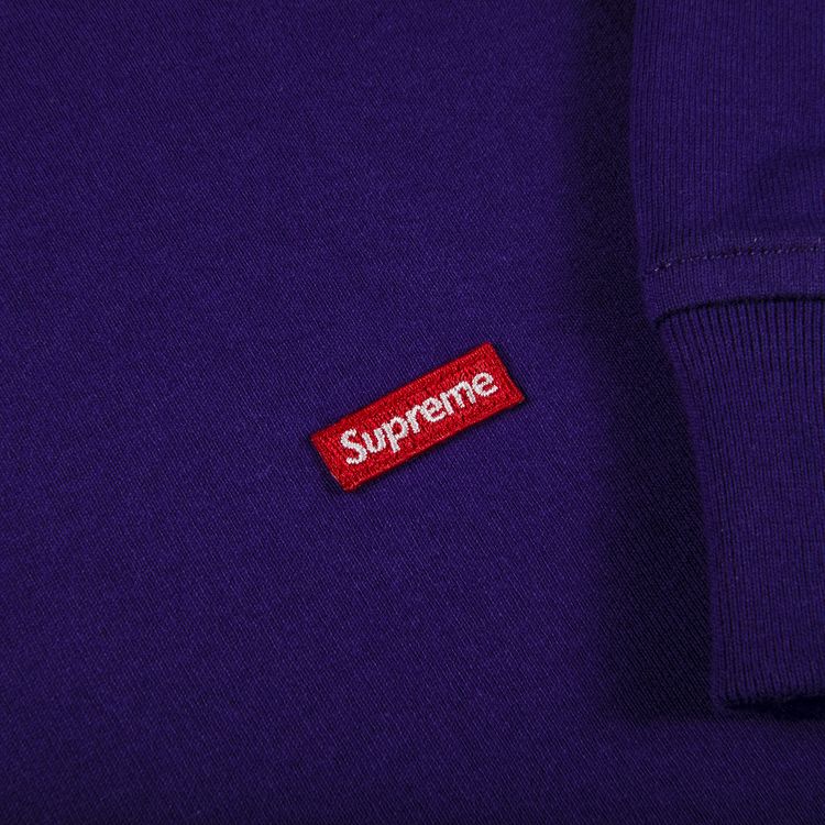 Supreme Small Box Long Sleeve Tee Purple