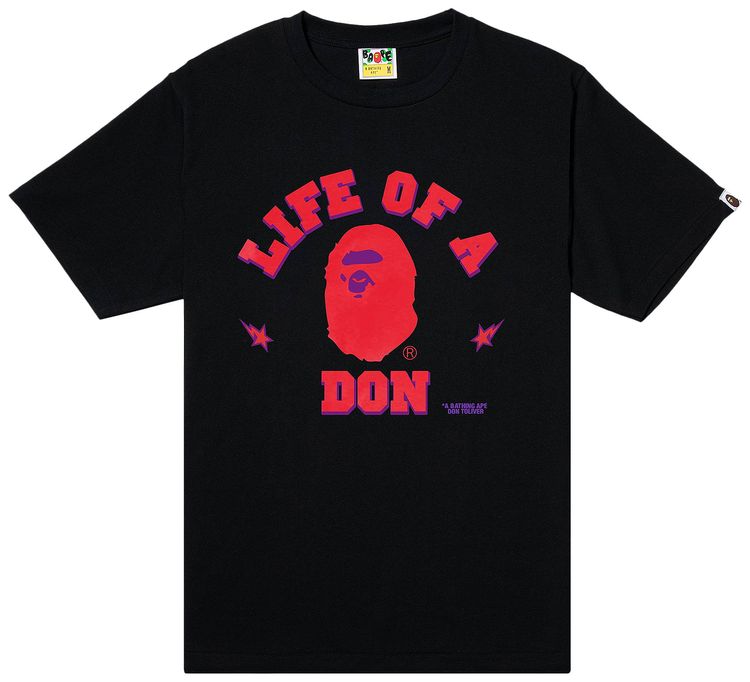 BAPE x Cactus Jack x Don Toliver Tee I Black