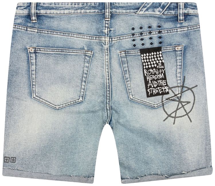 Ksubi Chopper Short Nowhere Punk Blue
