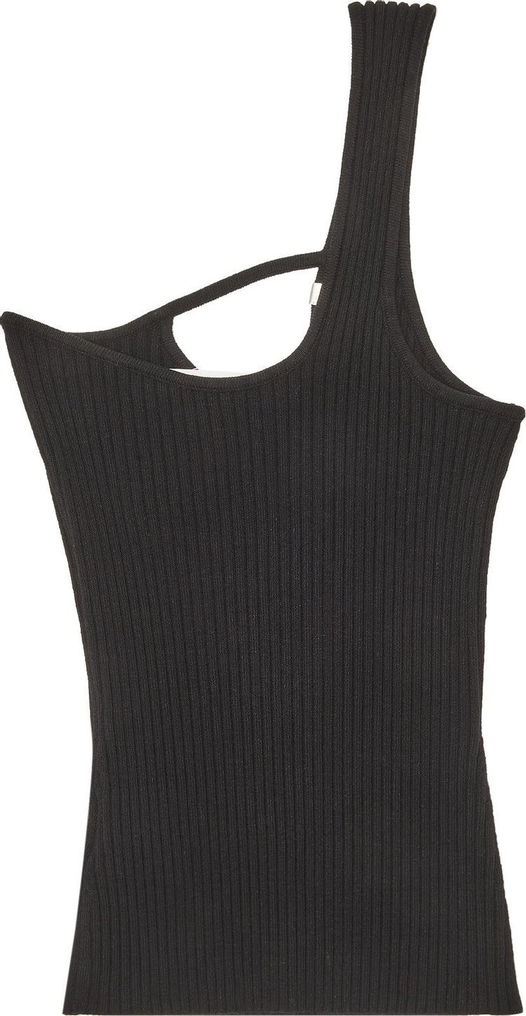 1017 ALYX 9SM Webbed Rip Knit Tank Top Black