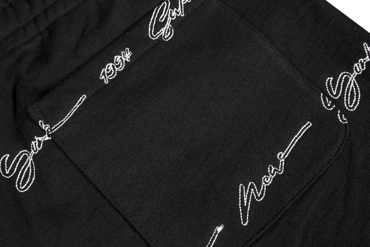 Supreme Script Stripe Sweatpant Black