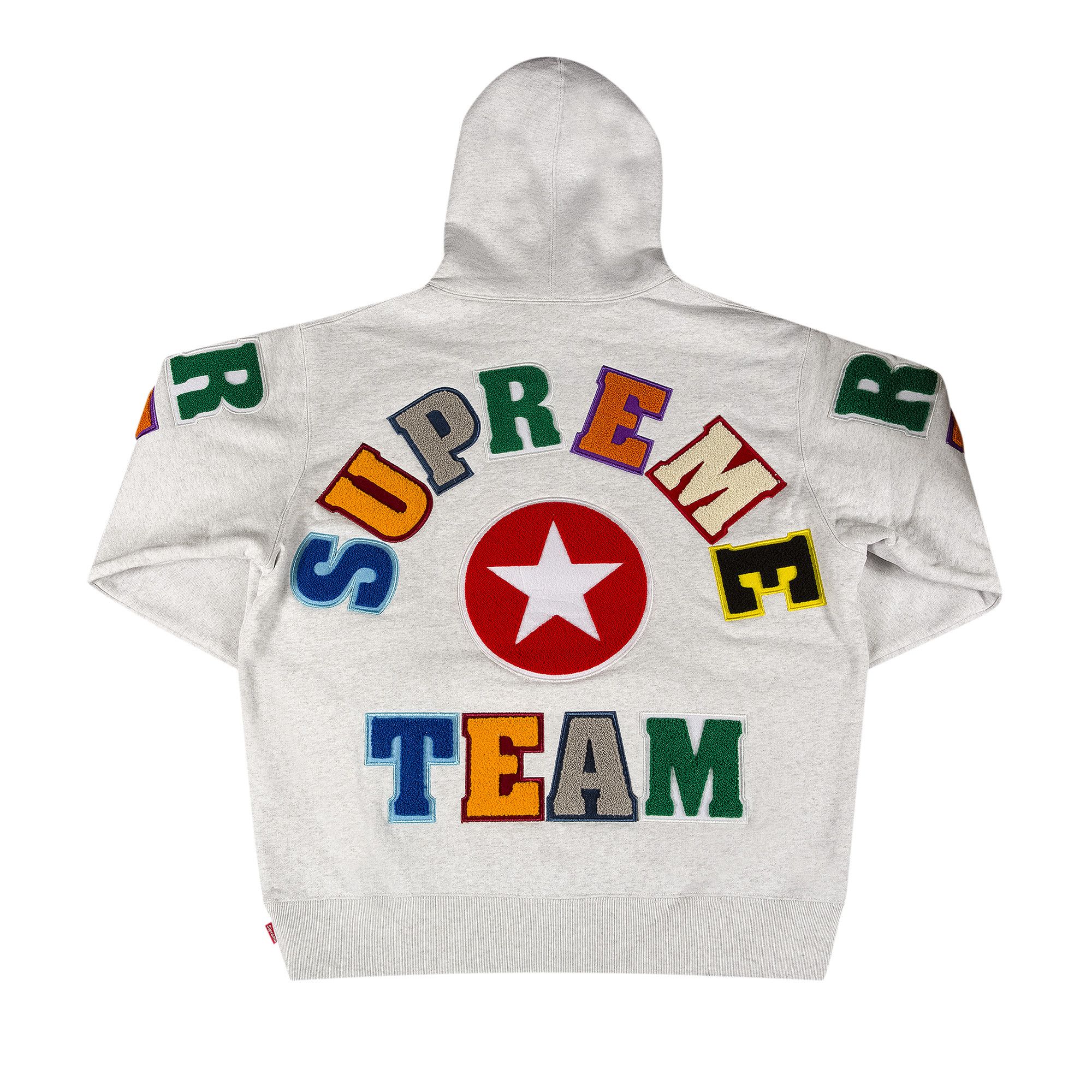 Buy Supreme Team Chenille Hooded Sweatshirt 'Ash Grey' - SS22SW5 ASH GREY |  GOAT