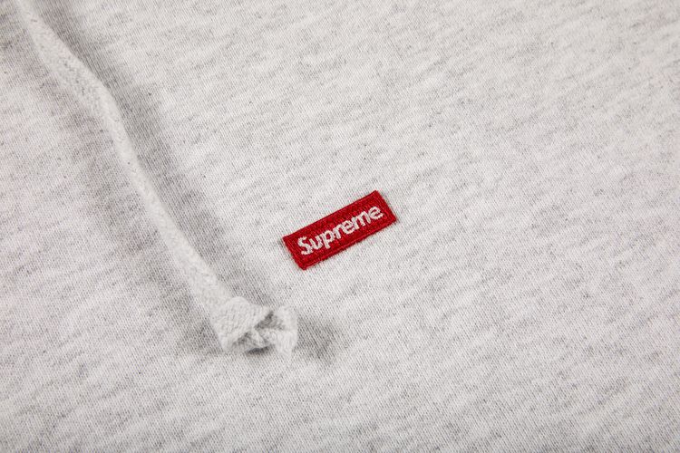 Supreme Small Box Hooded Sweatshirt Ash Grey