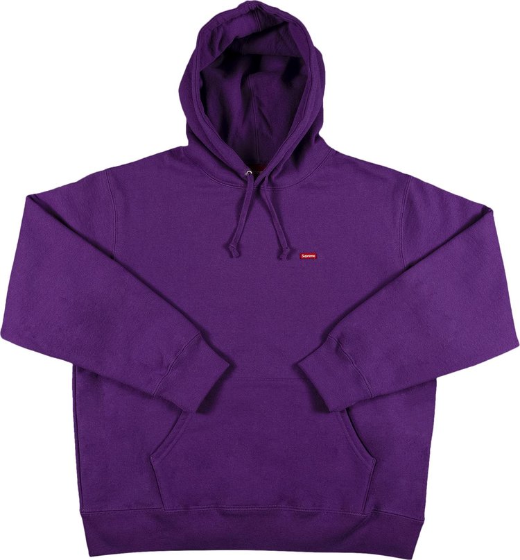 Supreme Small Box Hooded Sweatshirt 'Purple'