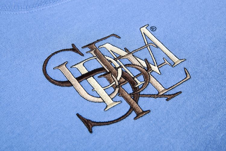 Supreme Overlap Crewneck Light Blue