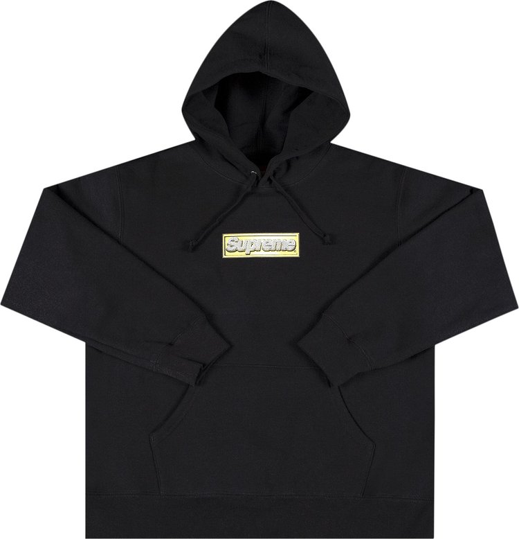 Buy Supreme Bling Box Logo Hooded Sweatshirt 'Black' - SS22SW57 BLACK | GOAT
