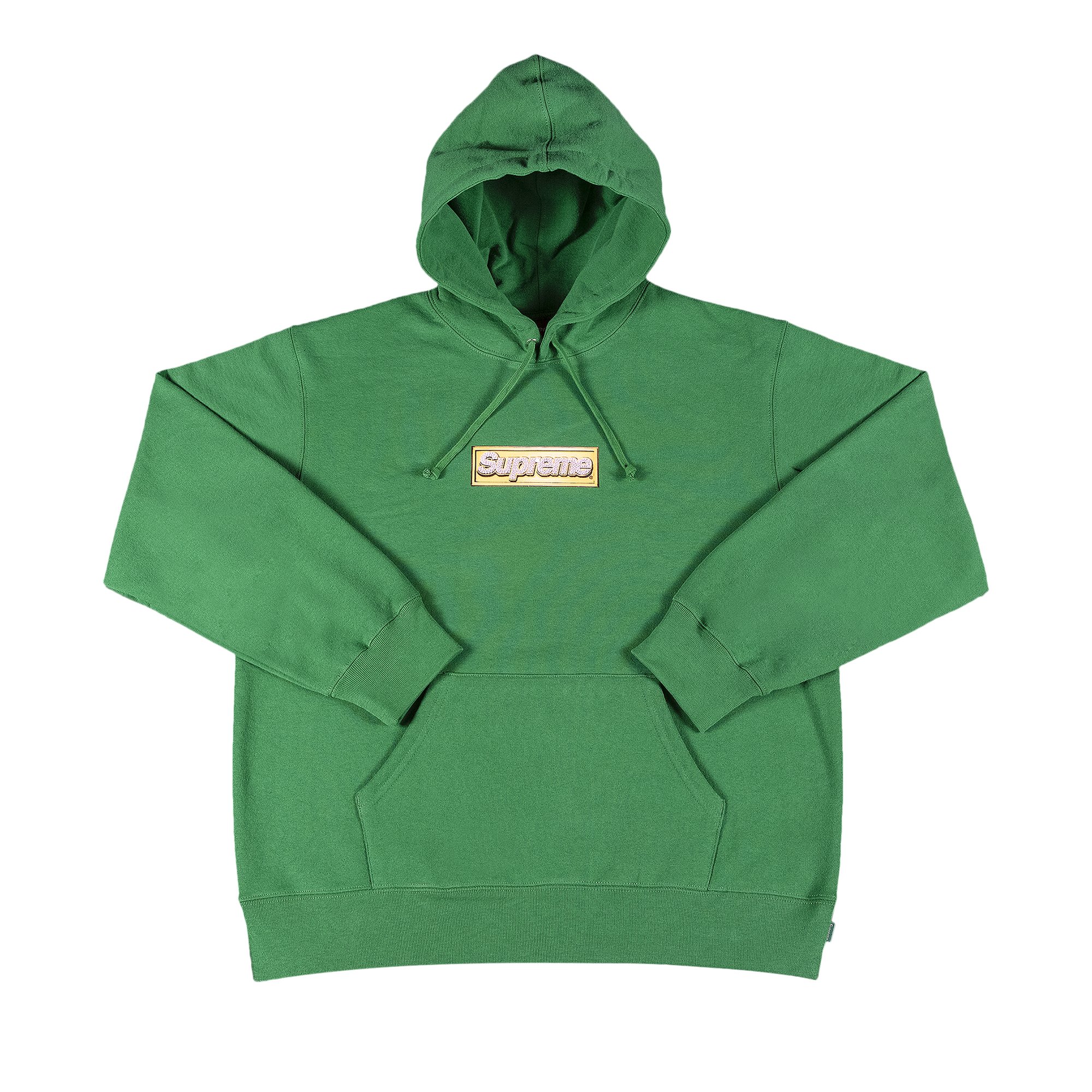 Supreme Bling Box Logo Hooded Sweatshirt 'Green'