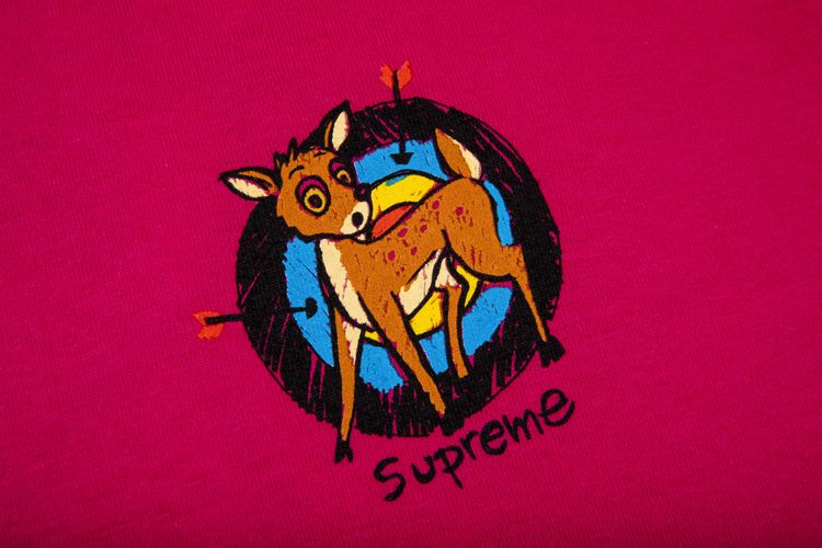Supreme Deer Tee Pink