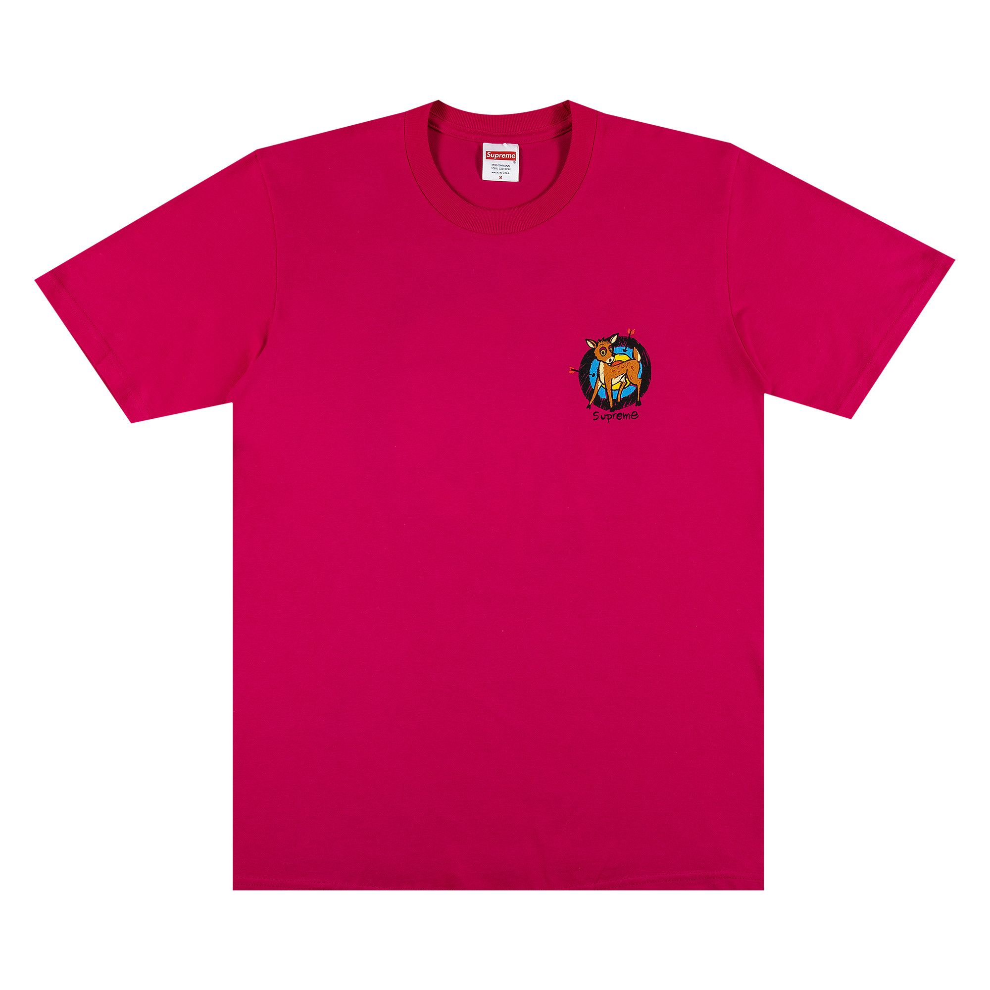 Buy Supreme Deer Tee 'Pink' - SS22T35 PINK | GOAT