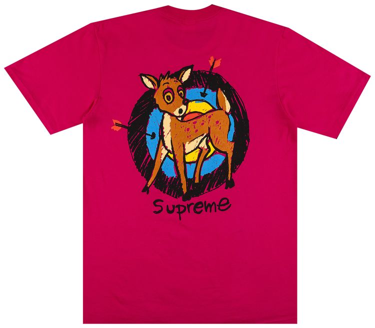 Supreme Deer Tee Pink