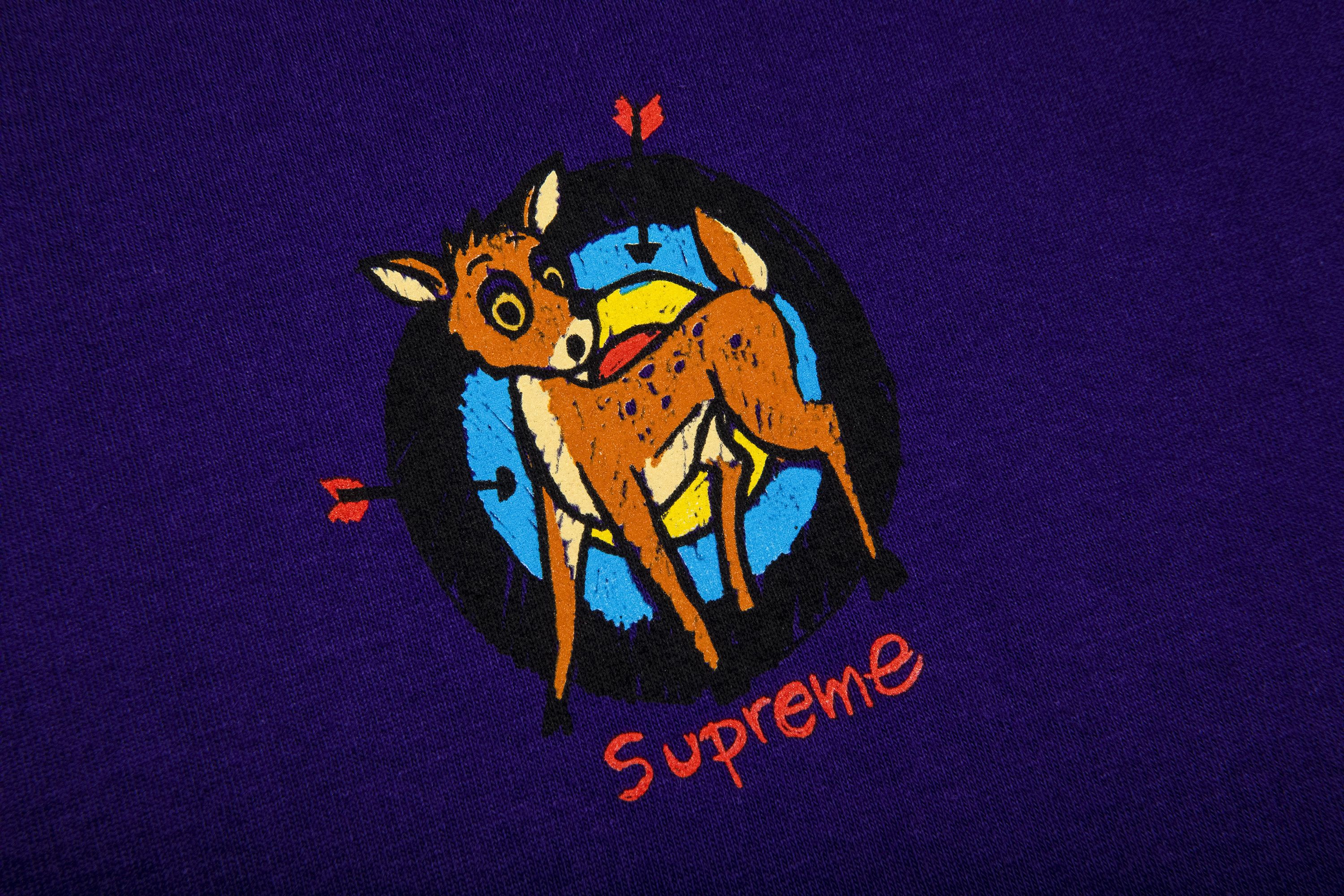 Buy Supreme Deer Tee 'Purple' - SS22T35 PURPLE | GOAT
