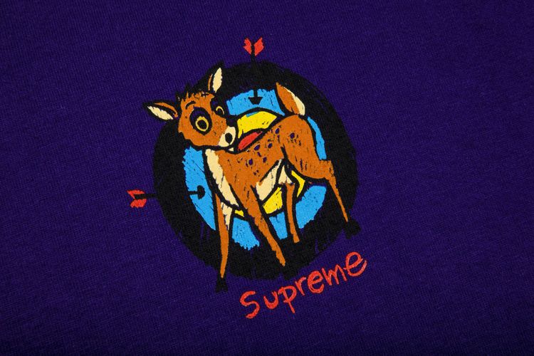 Supreme Deer Tee Purple