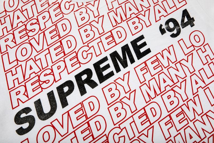 Supreme Respected Tee White