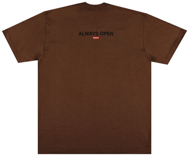Supreme Gas Tee Brown