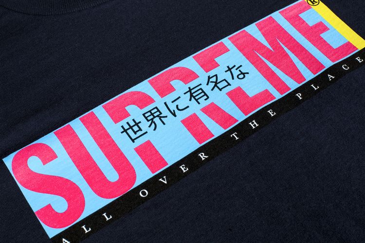 Supreme All Over Tee Navy