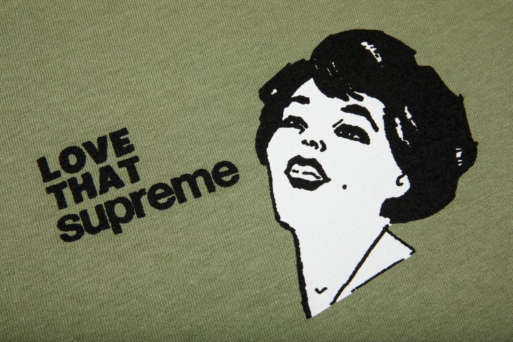 Supreme Love That Tee Light Olive