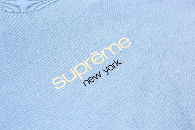 Supreme Classic Logo Tee Light Slate