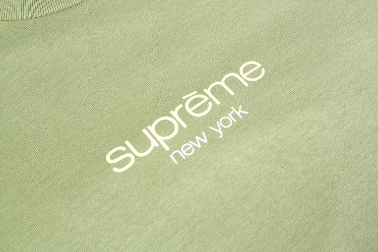 Supreme Classic Logo Tee Light Olive
