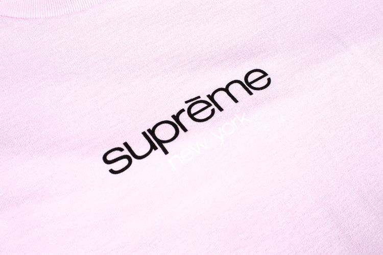 Supreme Classic Logo Tee Light Pink