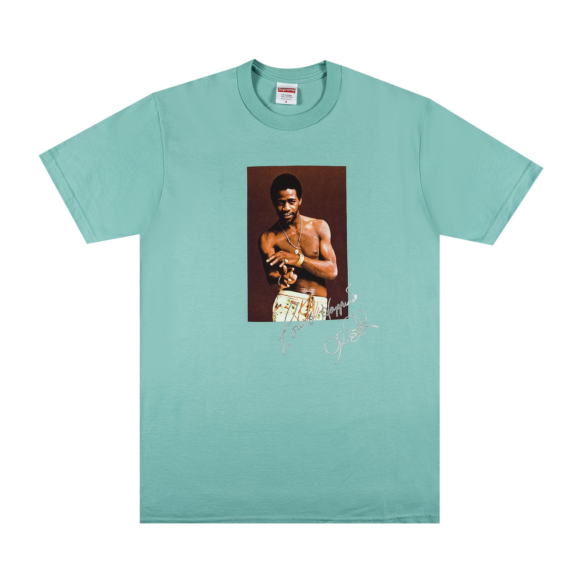 Buy Supreme Al Green Tee 'Teal' - SS22T34 TEAL | GOAT