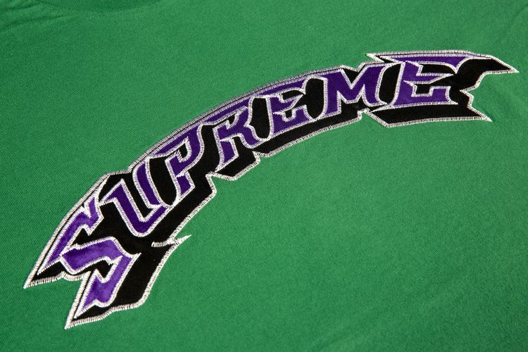 Supreme Applique Arc Short Sleeve Top Green