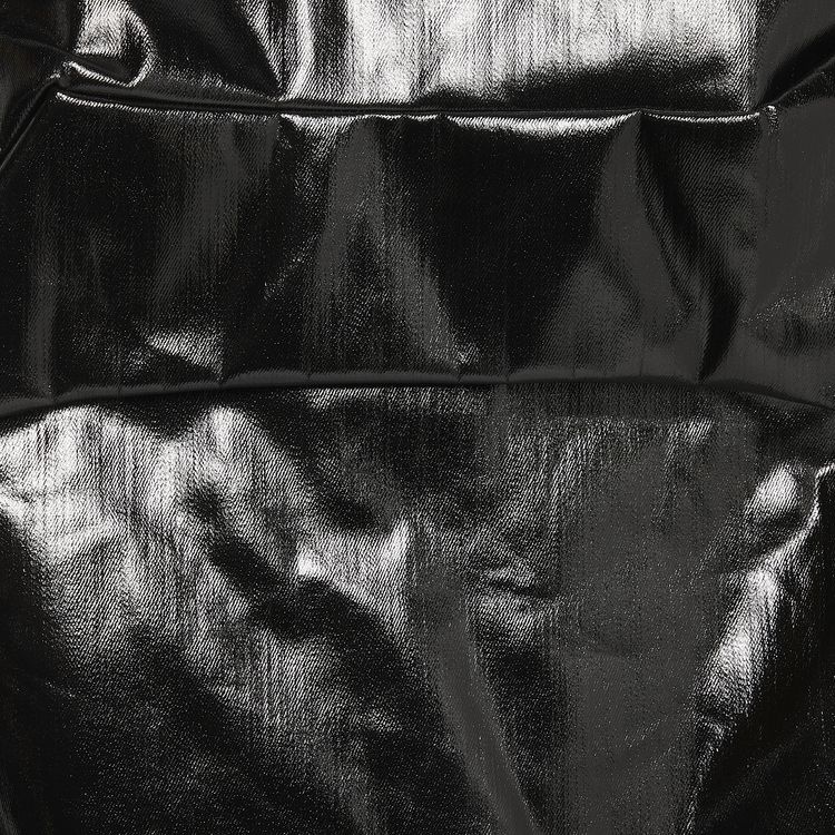 Rick Owens Lacquered Stretch Denim Bustier Top Black