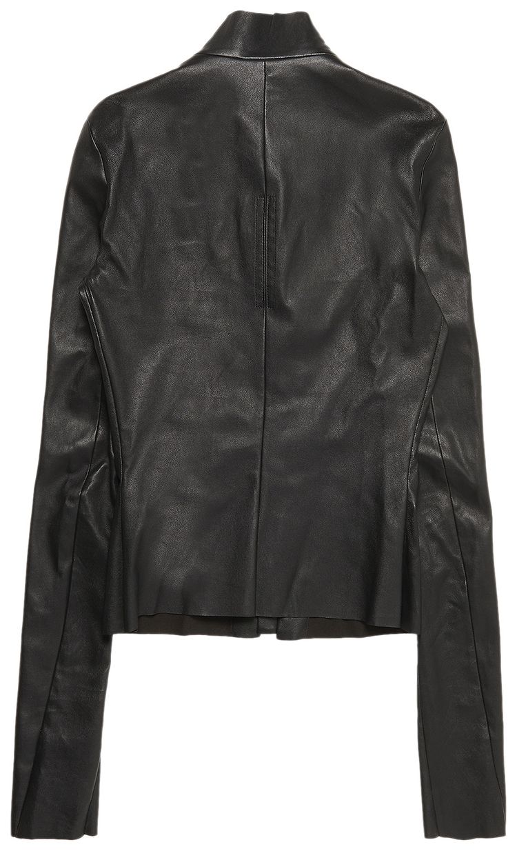Rick Owens Gary Leather Jacket Black