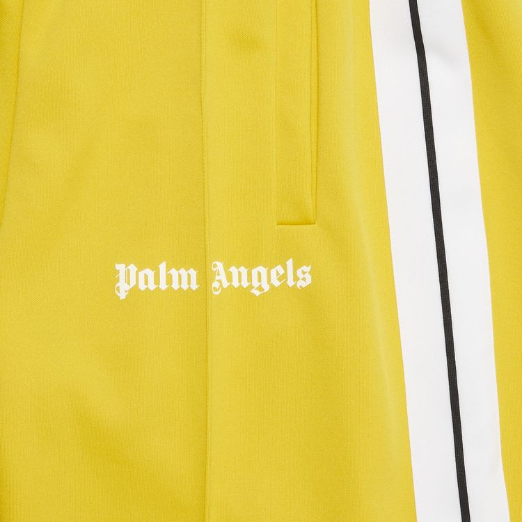 Palm Angels Classic Track Shorts YellowWhite