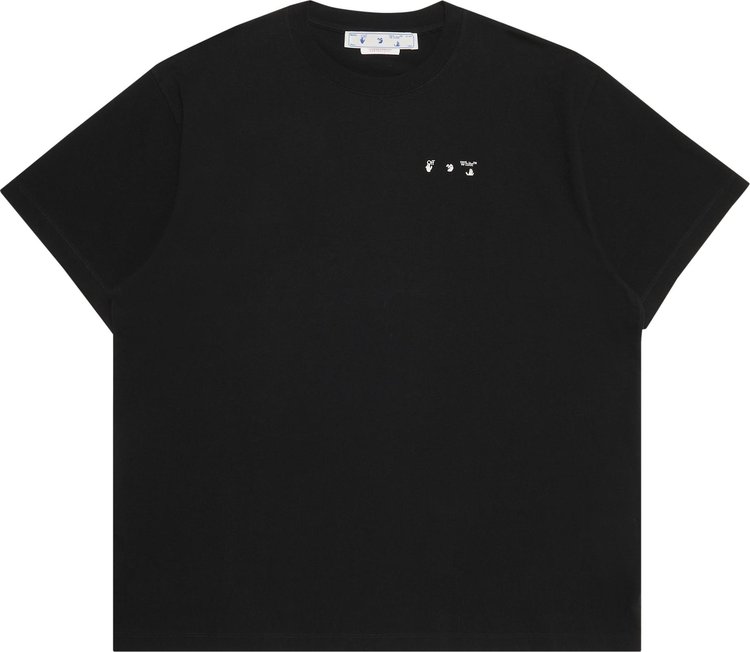 Buy Off-White Caravag Paint Over Short-Sleeve Tee 'Black ...