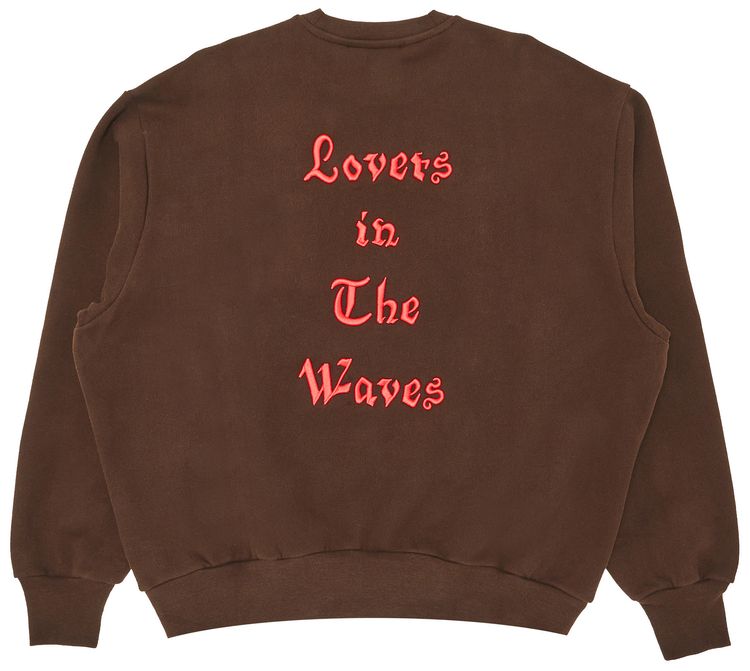 Acne Studios Printed Sweatshirt Cacao Brown