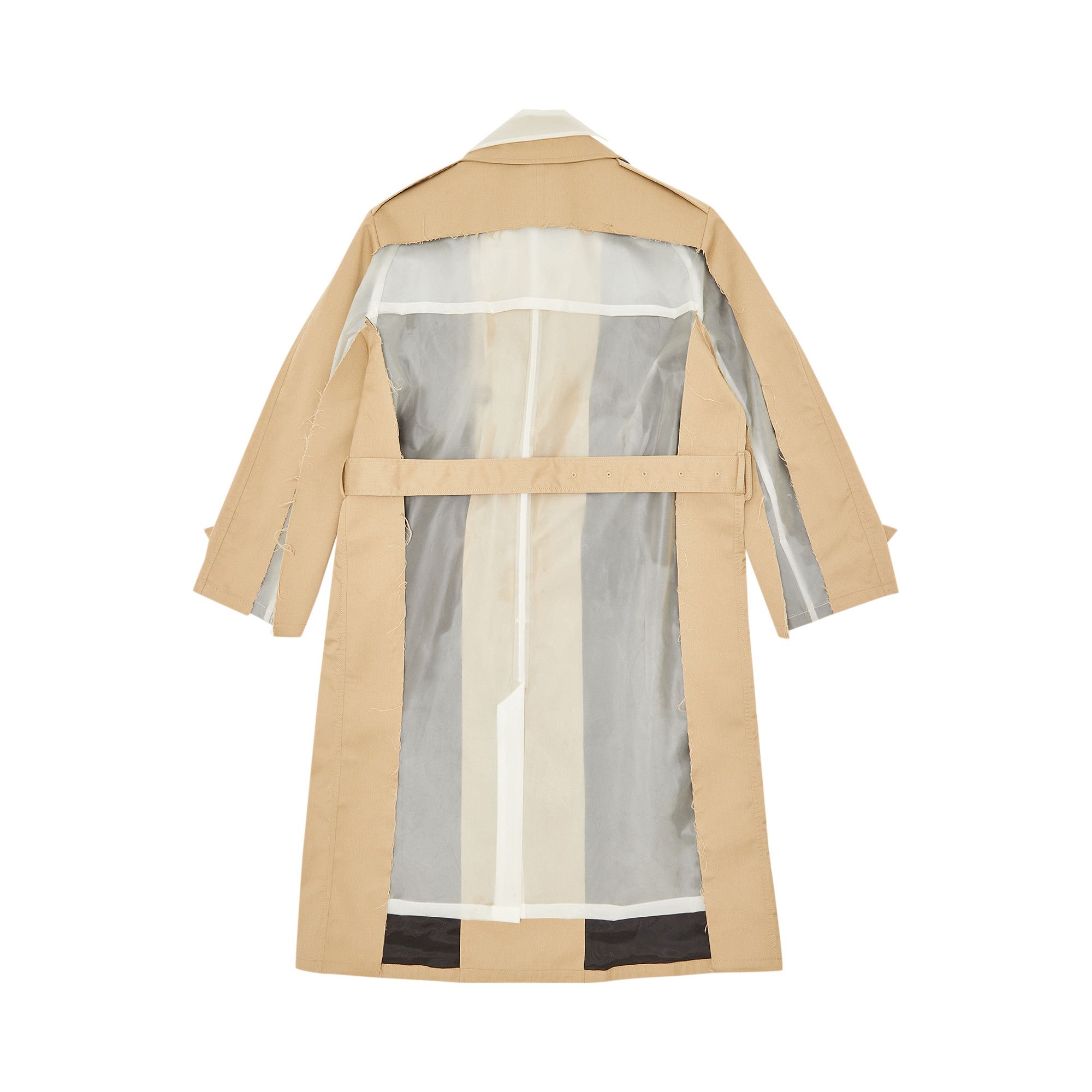 Buy Vetements Layered Trenchcoat 'Beige/Transparent