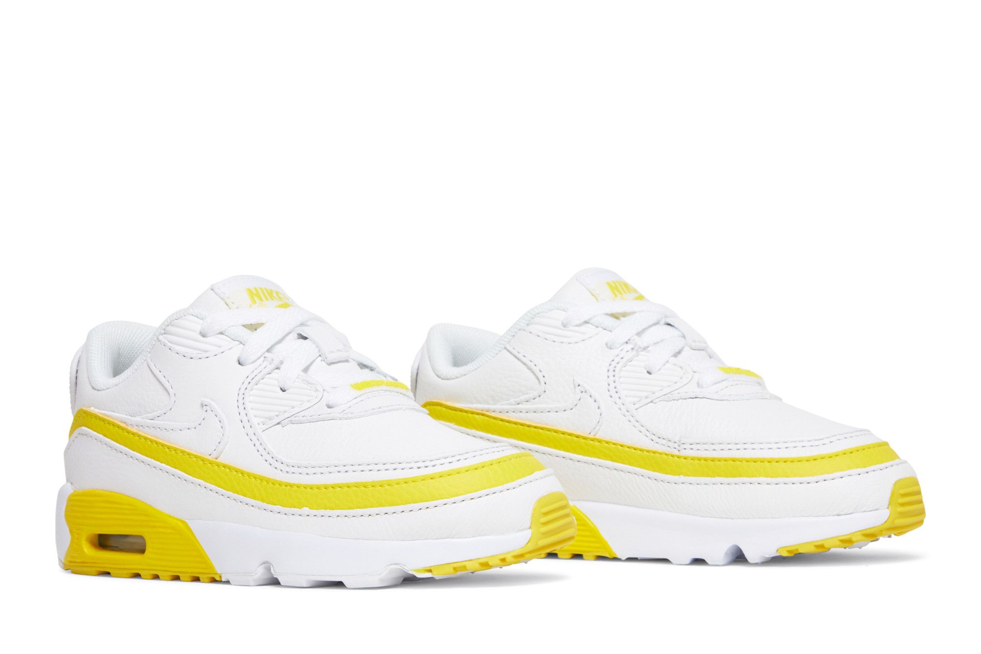 air max 90 undefeated white opti yellow