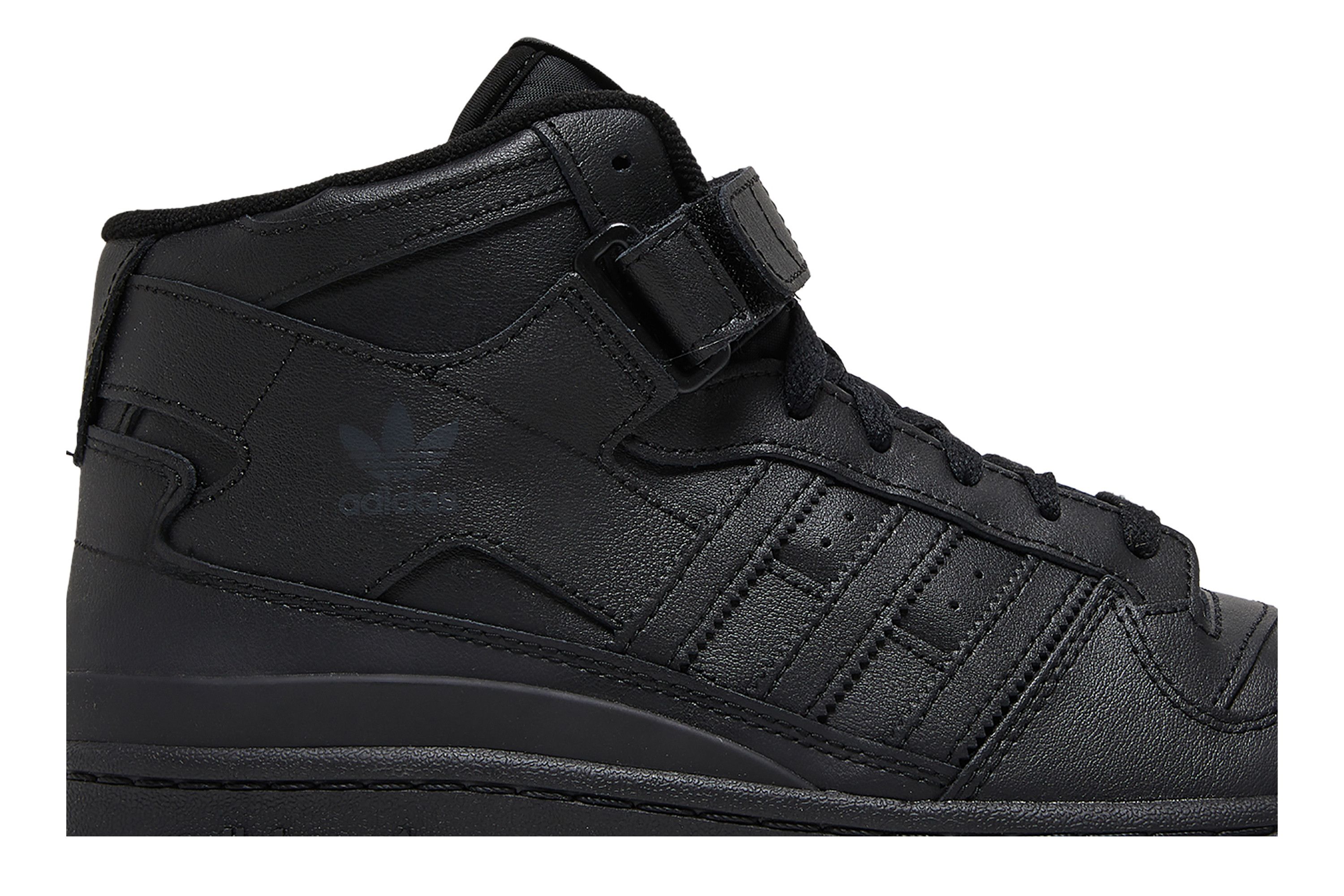 adidas forum mid all black