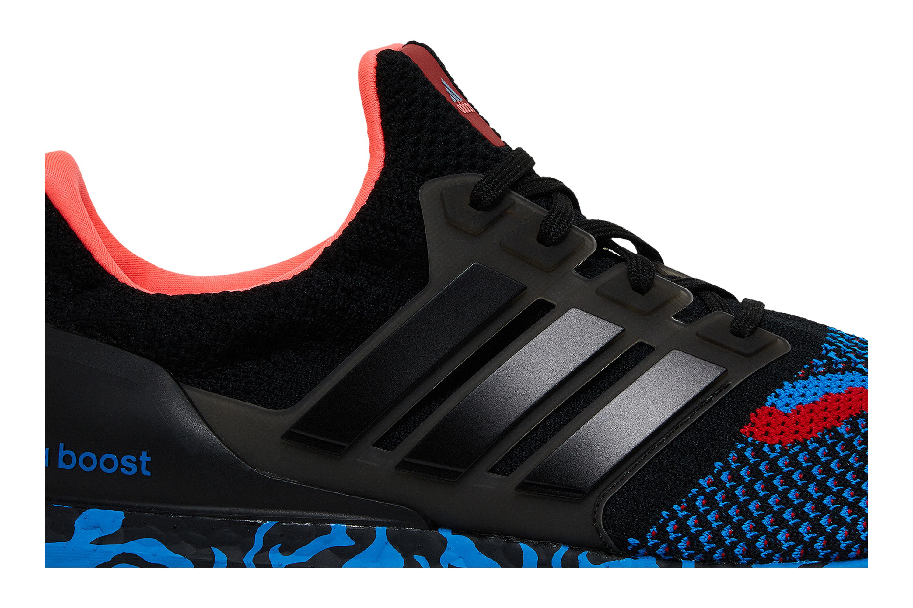 Adidas ultra boost black red sale