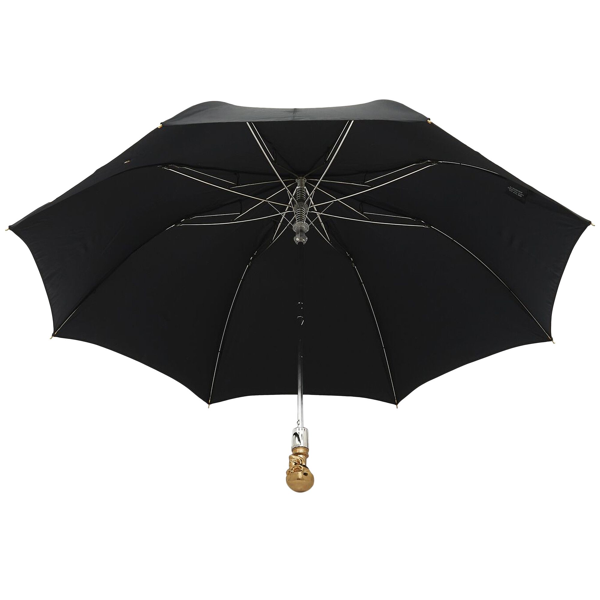 Buy Alexander McQueen Skull Folded Umbrella 'Black