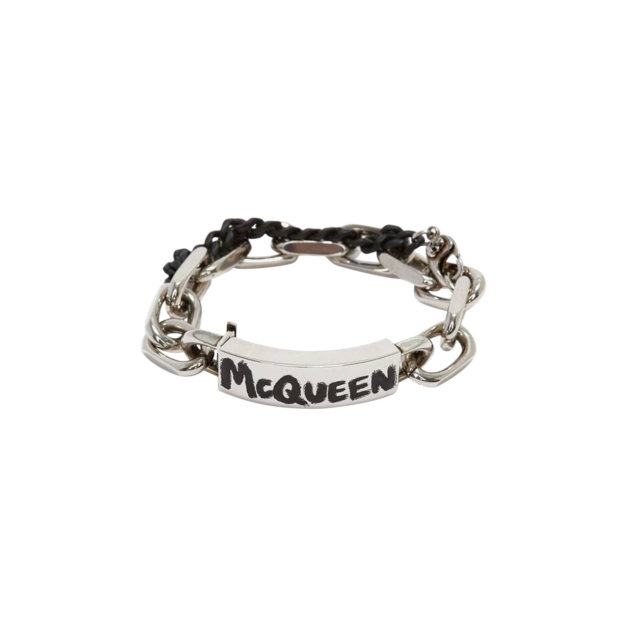 ブレスレット MCQUEEN T bracelet Alexander McQueen Men's' Skull Chain Bracelet in Silver | LN-CC®