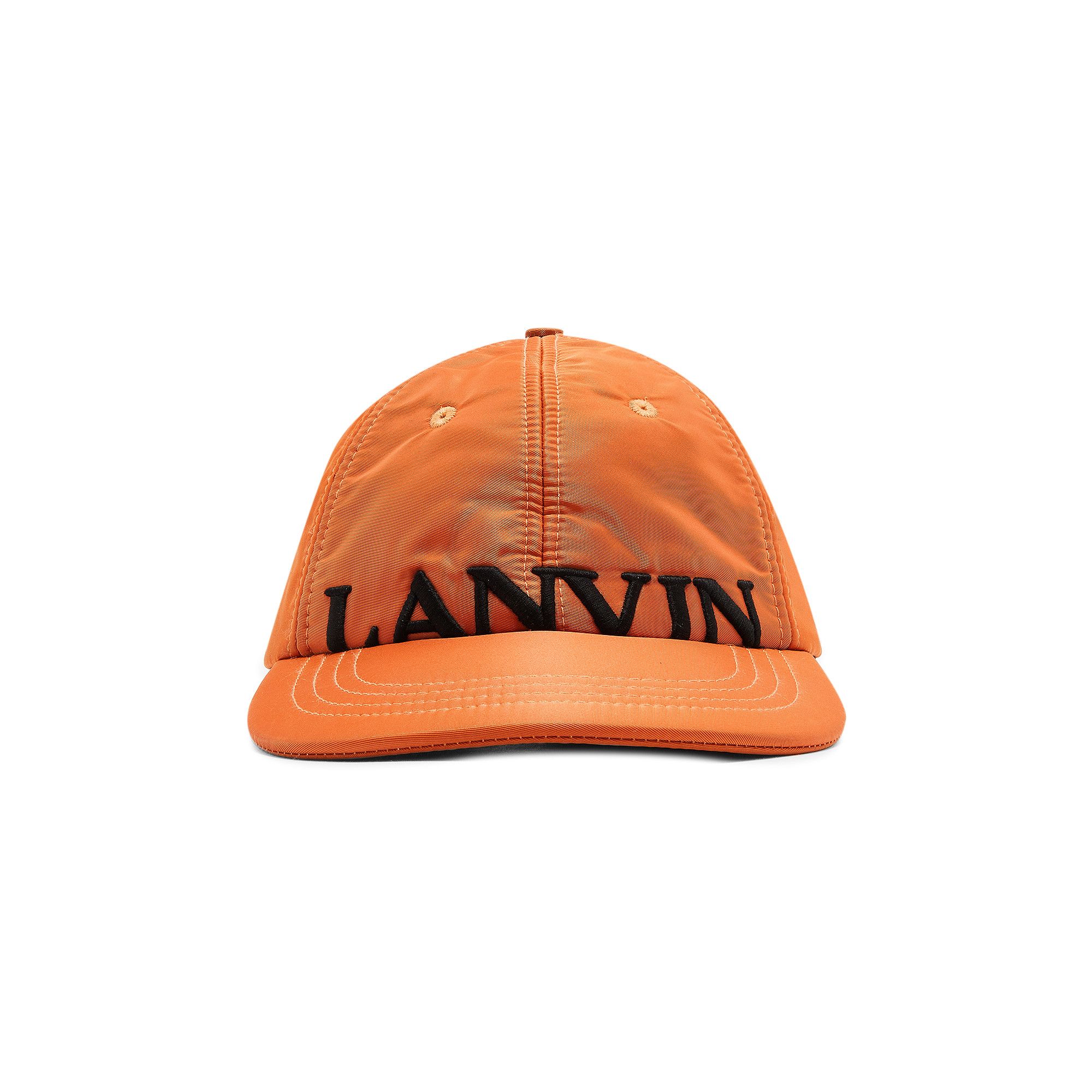 Buy Lanvin Cap Orange AM HATQ00 NYLO P22 9010 GOAT