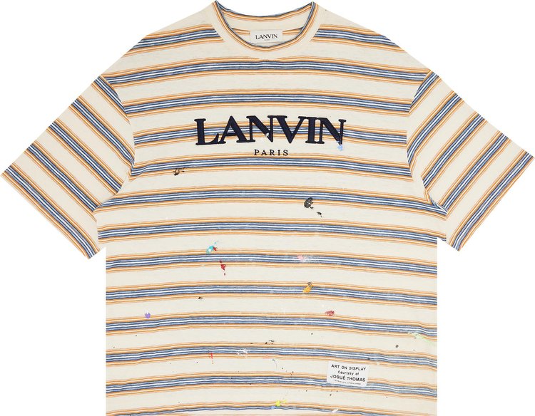 Gallery Dept. x Lanvin Paris Embroidered Oversize T-Shirt 'Multicolor'
