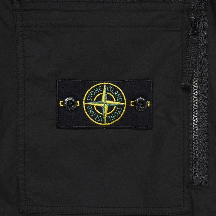 Stone Island Stretch Cotton Tela Paracadute Pants Black