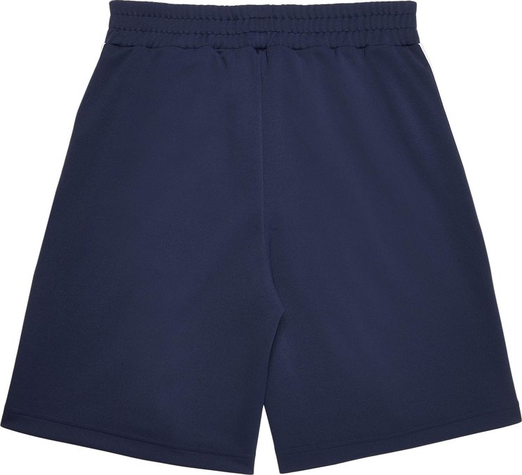 Palm Angels Classic Track Shorts Navy BlueWhite