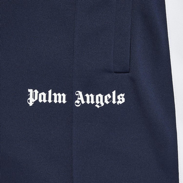 Palm Angels Classic Track Shorts Navy BlueWhite