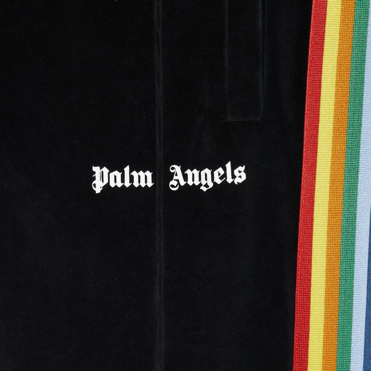 Palm Angels Rainbow Track Pants BlackWhite