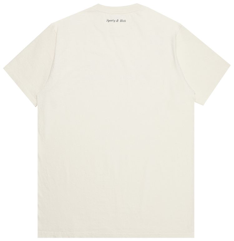 Sporty  Rich Be Nice T Shirt CreamForest